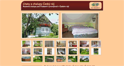 Desktop Screenshot of chalupa-cesky-raj-ubytovani.cz
